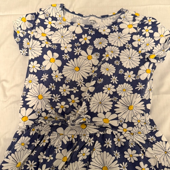 blue with white floral design brand carters size 14a - Picture 3 of 3